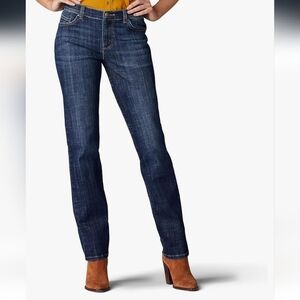 Lee Relaxed Fit Straight Leg Mid Rise Jeans Pants